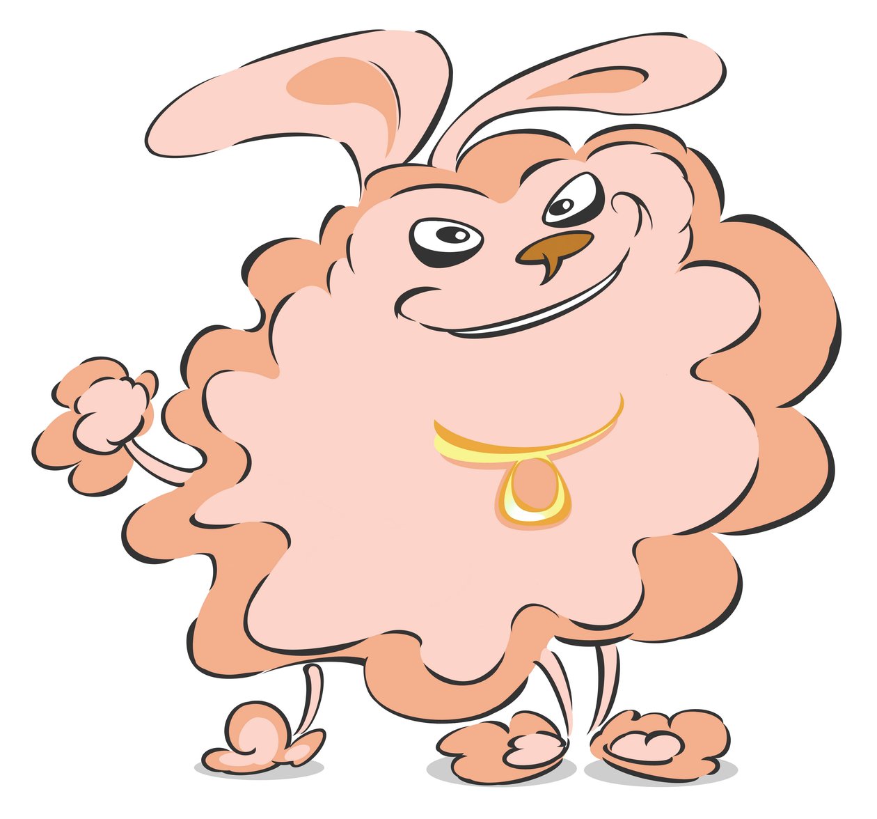 Pompom Poodle - karikaturer af Neale Osborne