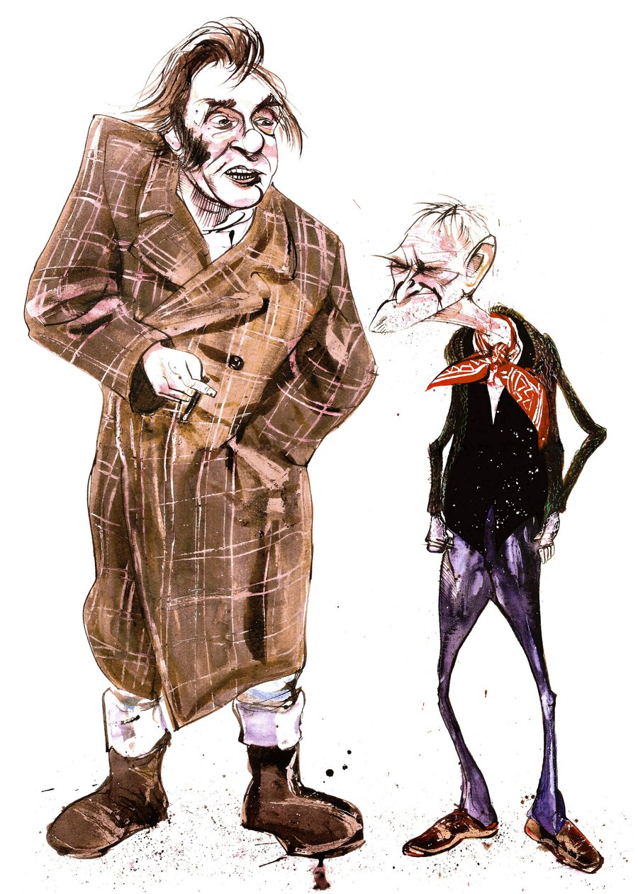 Steptoe and Son - karikatur af Neale Osborne