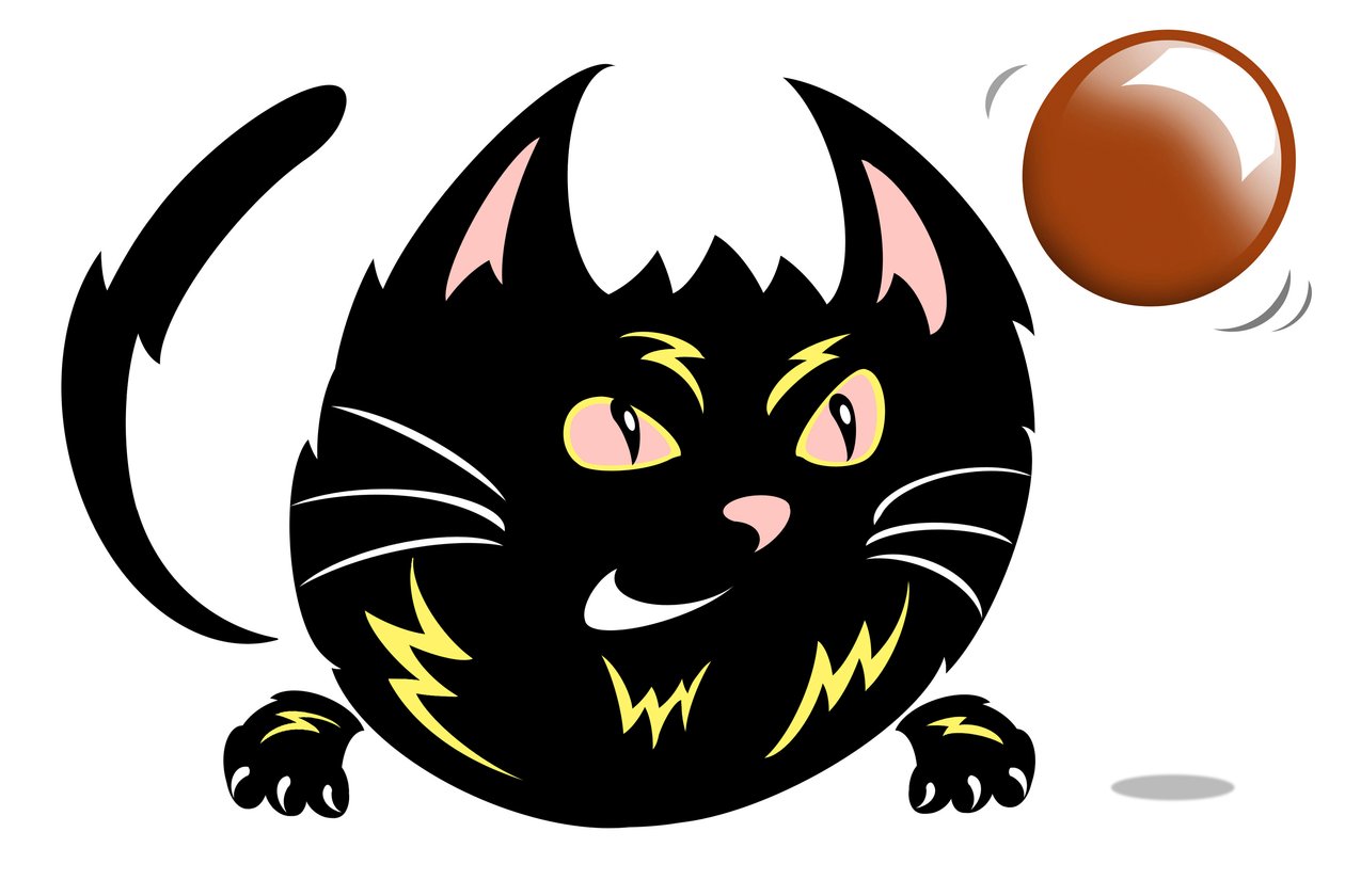 Zap Cat - karikatur af Neale Osborne
