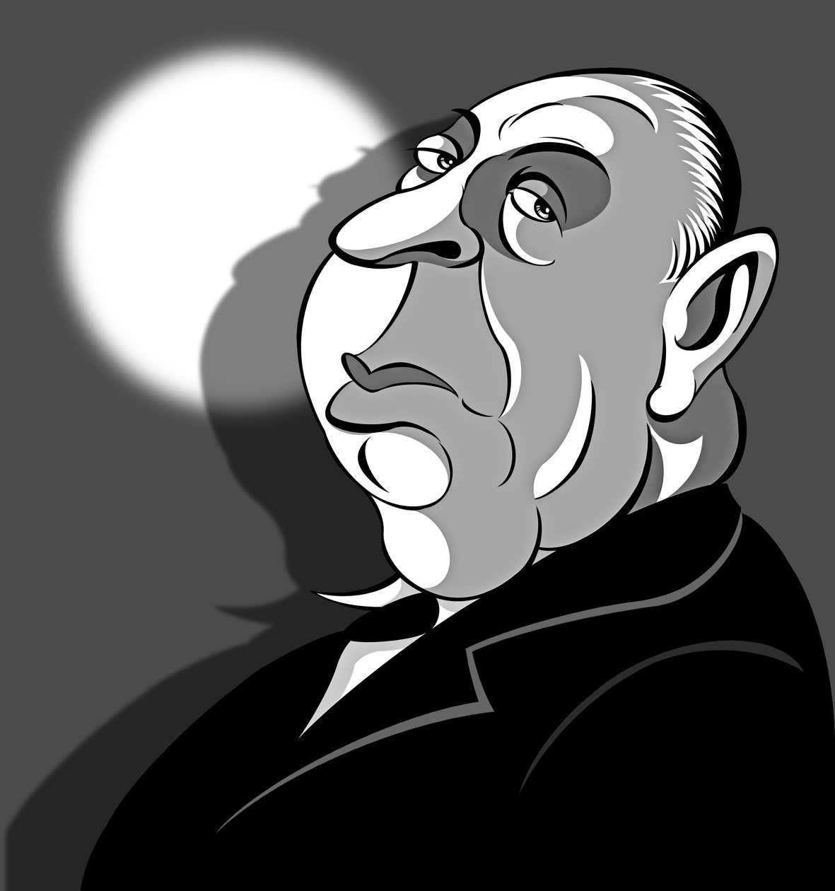 Alfred Hitchcock, 2018 af Neale Osborne