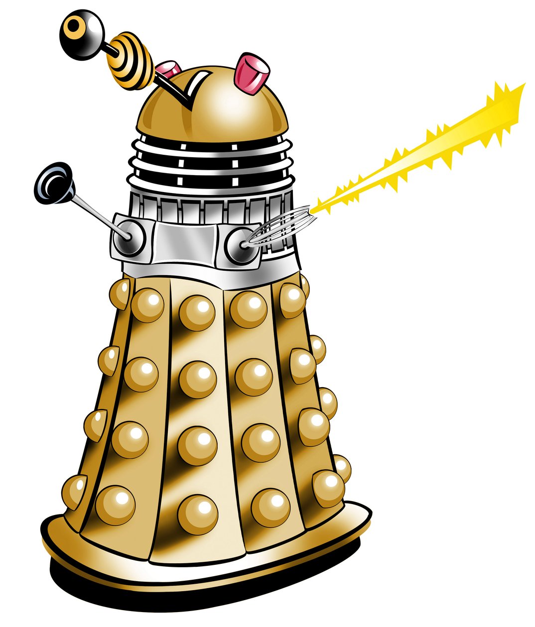 Dalek - tegneserie illustration af Neale Osborne