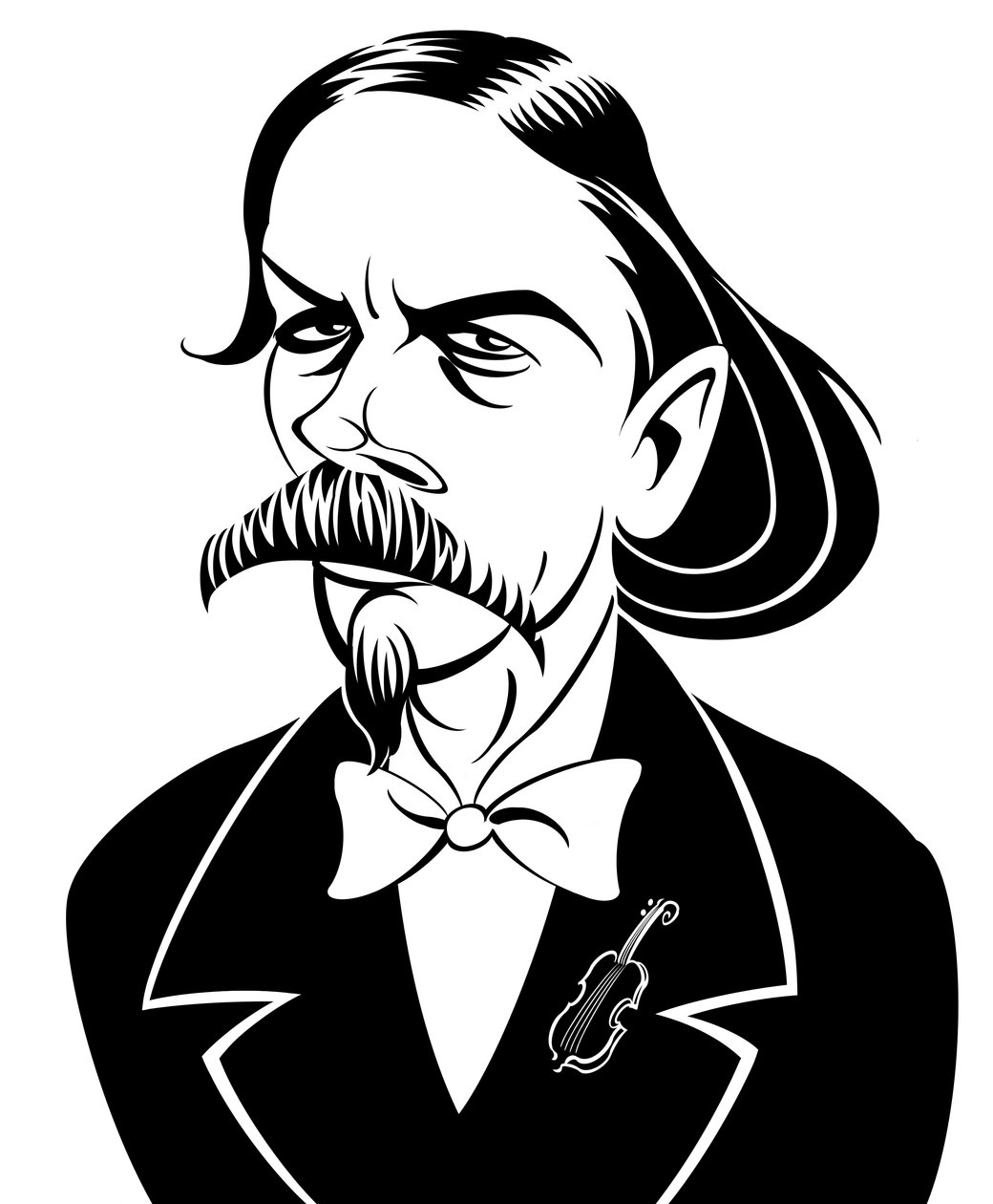 Giovanni Bottesini, 2019 (digital) af Neale Osborne