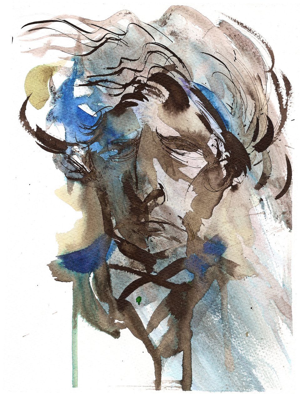 Hector Berlioz, 2025 (blæk) af Neale Osborne