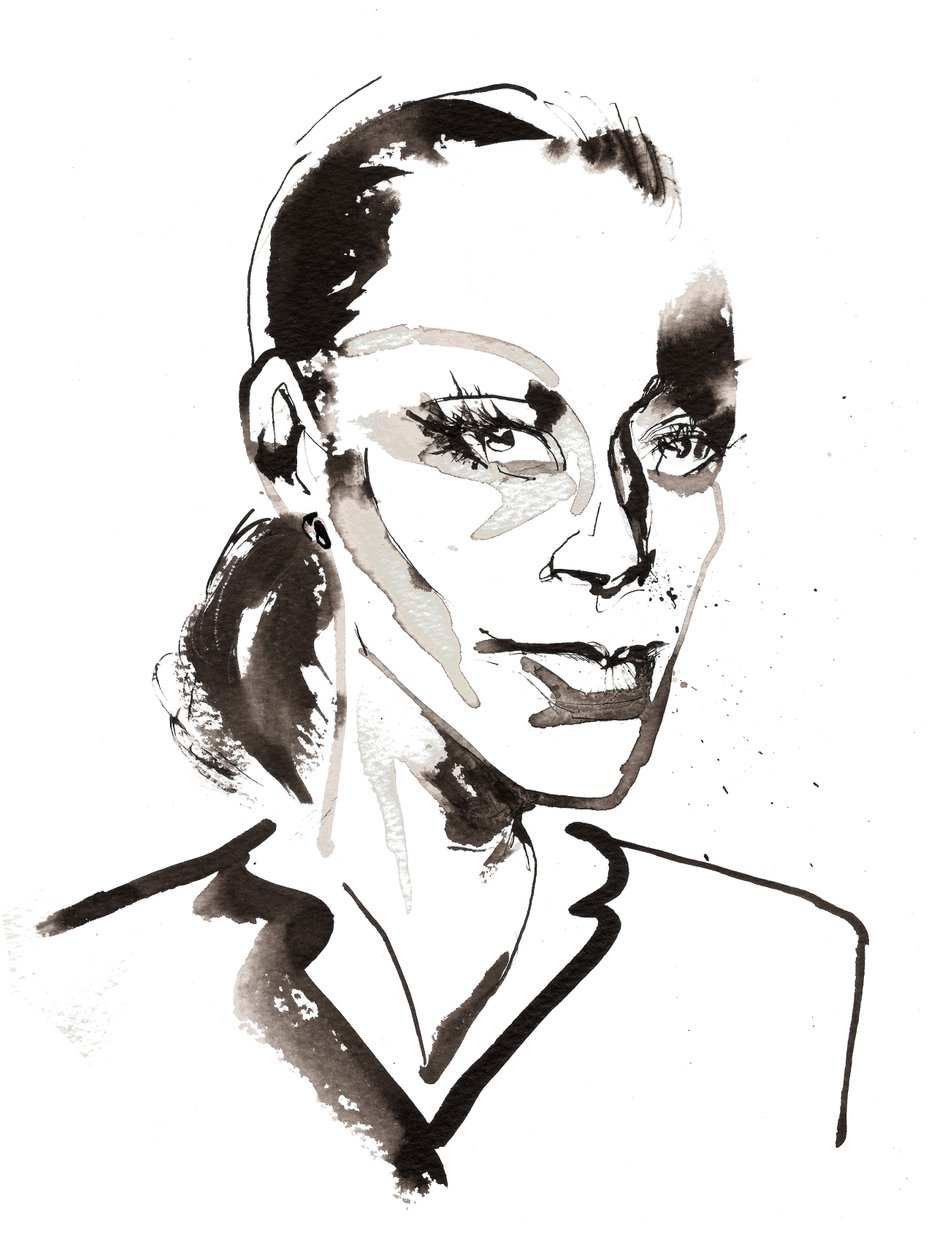 Ingrid Thulin, 2025 (blæk) af Neale Osborne
