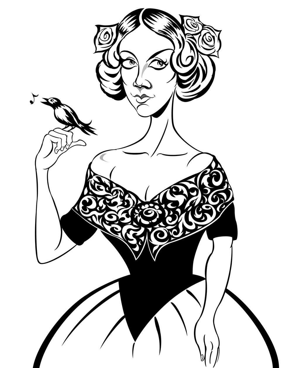 Jenny Lind, 2019 (digital) af Neale Osborne