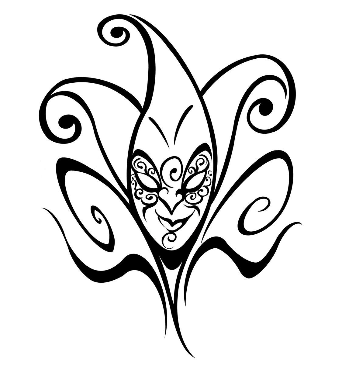 Jester Mask, 2023 (digital) af Neale Osborne