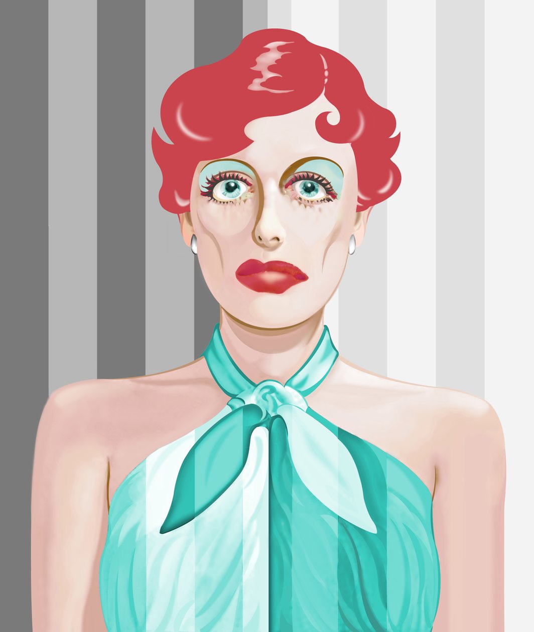 Joan Crawford, 2021 (digital) af Neale Osborne