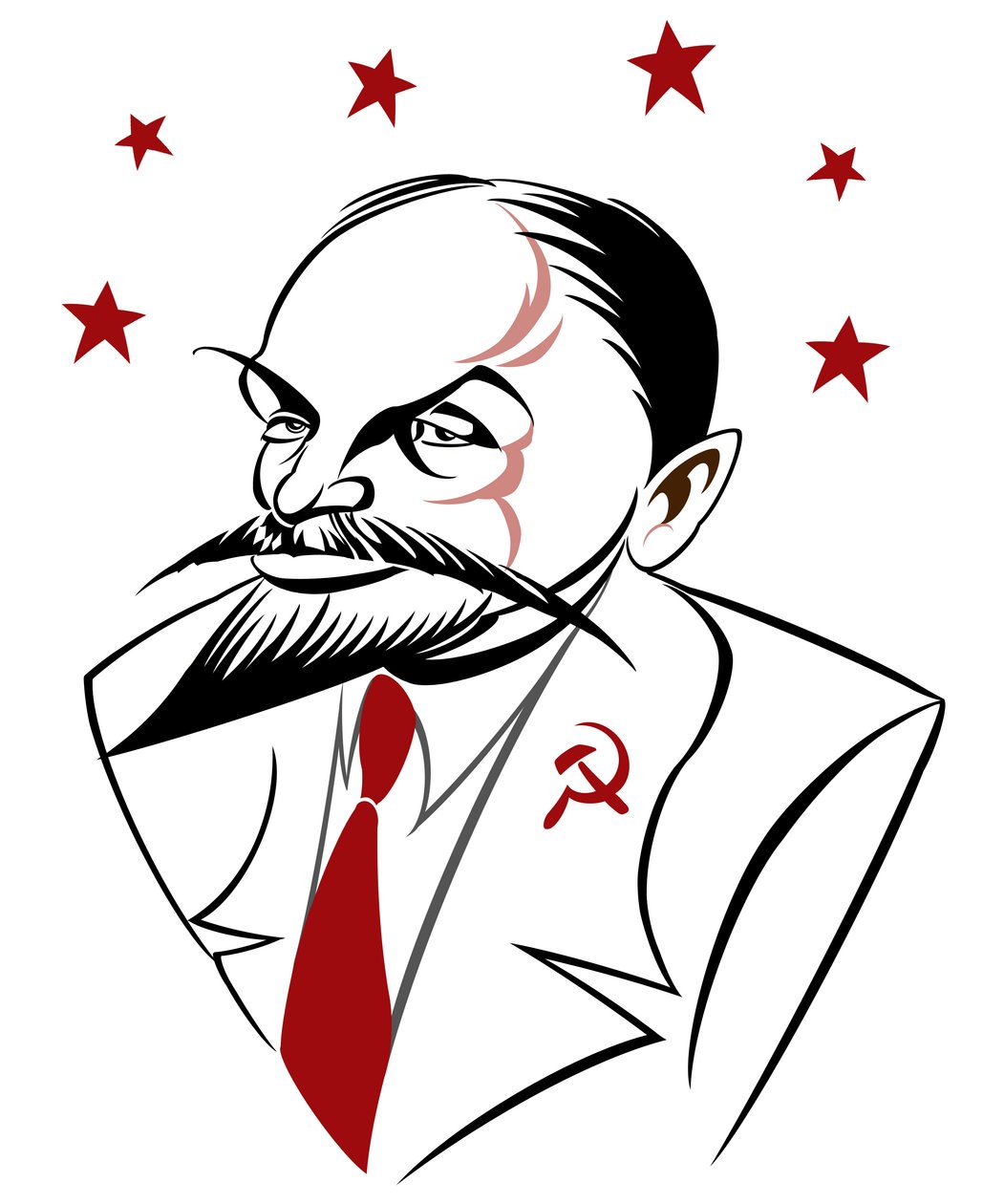 Lenin, 2019 (digital) af Neale Osborne