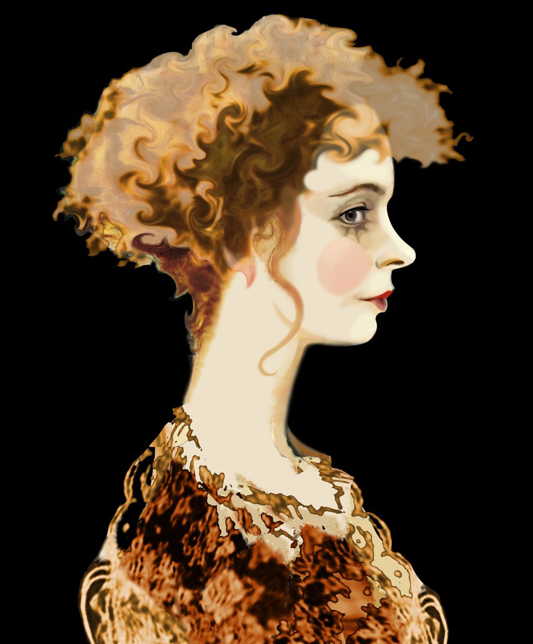 Lillian Gish, 2022 (digital) af Neale Osborne