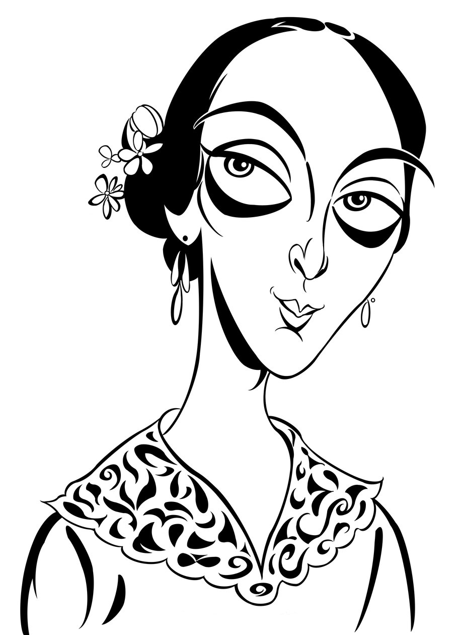 Pauline Viardot, 2019 (digital) af Neale Osborne