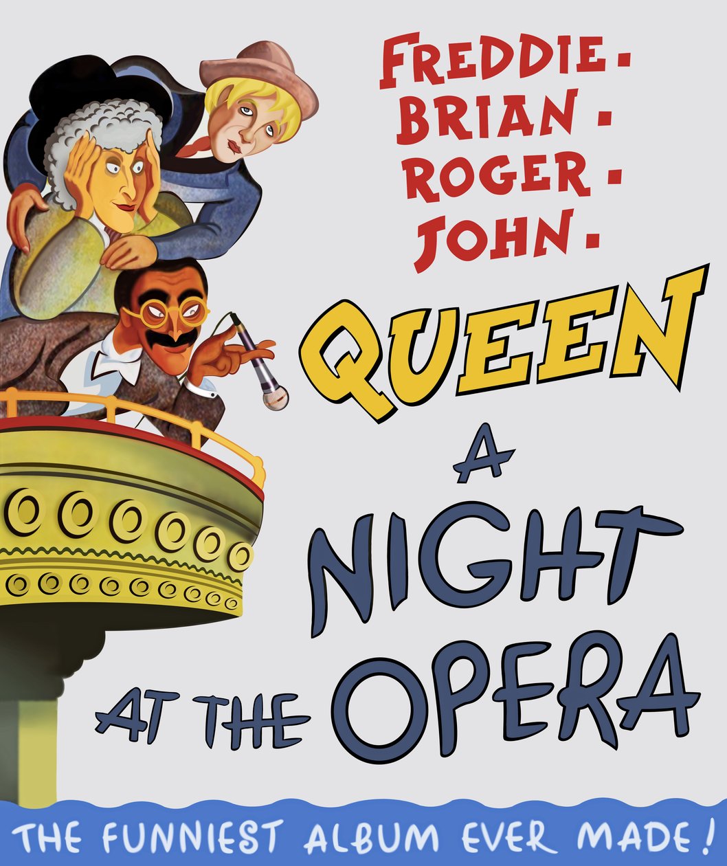 Queen: A Night at the Opera (plakat) af Neale Osborne