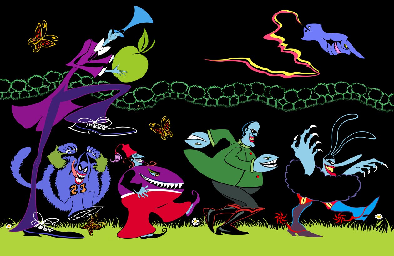 The Blue Meanies, 2023 (digitaalinen) af Neale Osborne