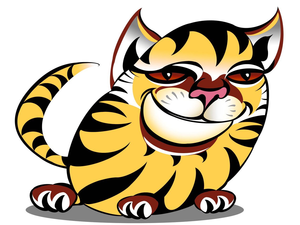 Tiger kat af Neale Osborne