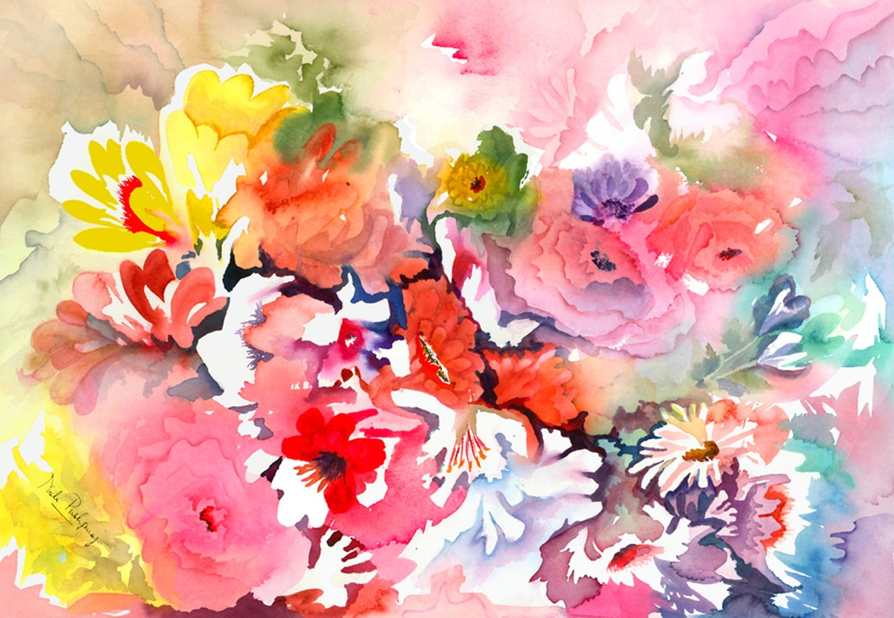 Uendelige blomster af Neela Pushparaj
