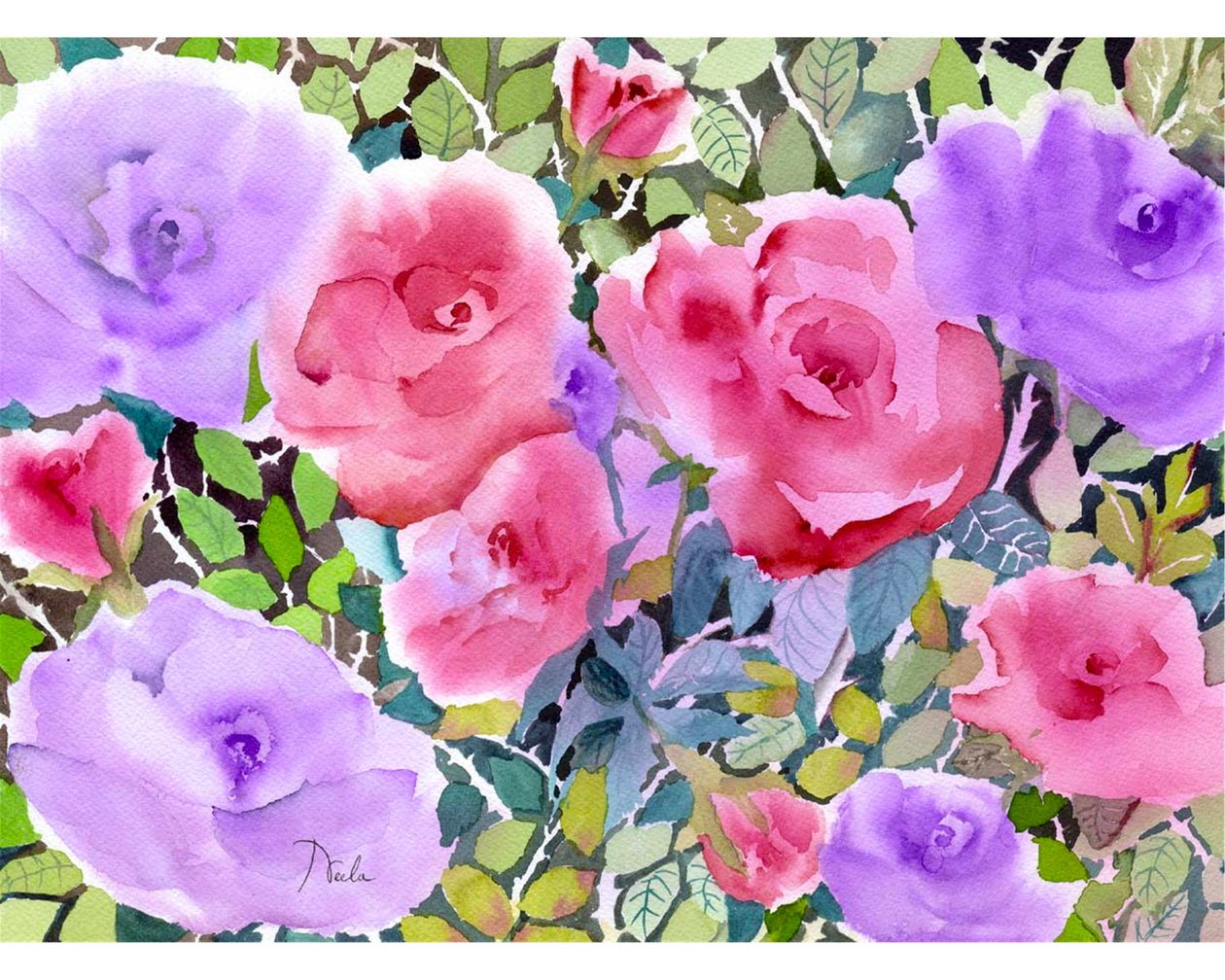 Rose Garden af Neela Pushparaj
