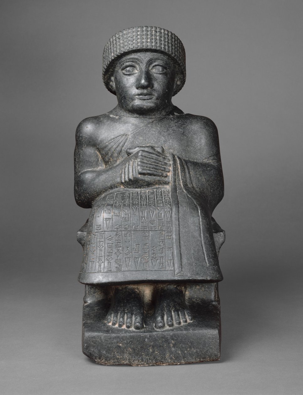 Statue af Gudea, ca. 2090 f.Kr. (diorit) af Neo Sumerian