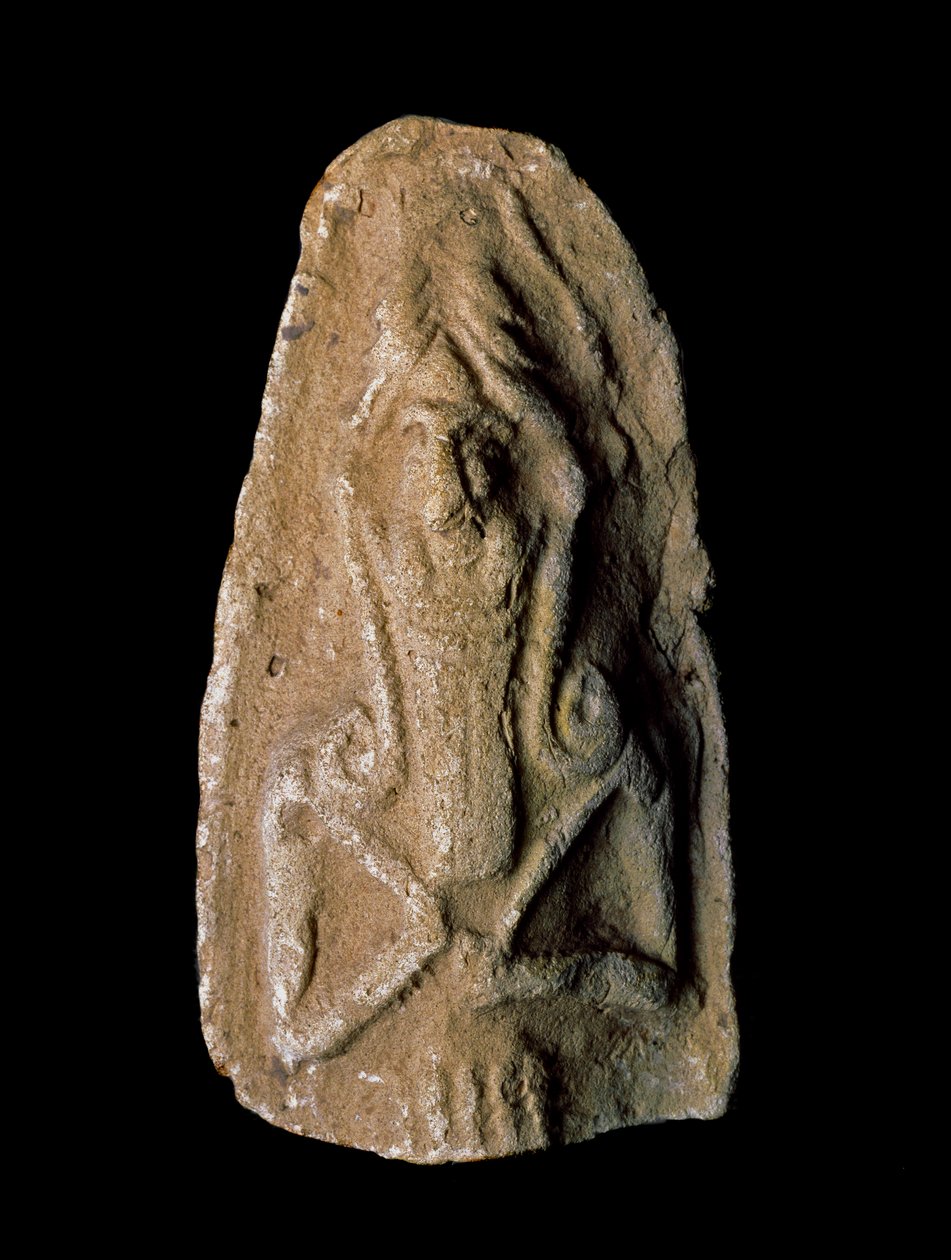 Sumerisk civilisation: figur af gudekriger. Terracotta skulptur. Svag. 9 cm ny-sumerisk periode (mellem 2093 og 2004 f.Kr.) Fra nærheden af stedet Ur. Bagdad, National Irak Museum af Neo Sumerian