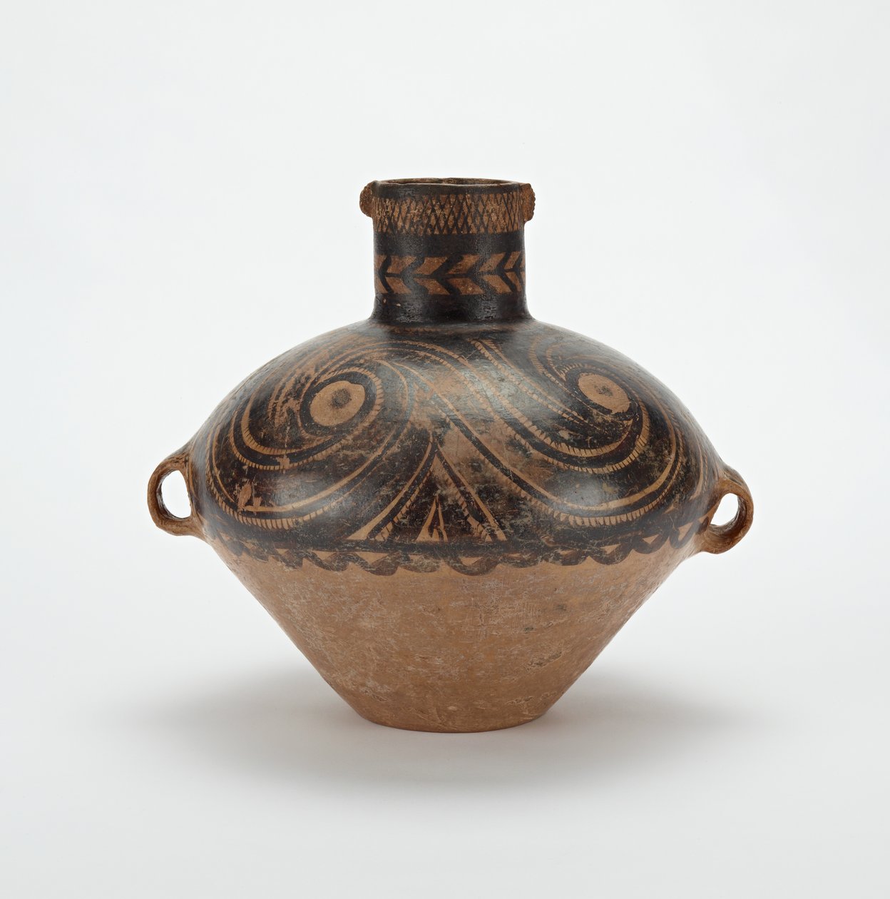 Krukke af typen Banshan (lertøj med jernpigmenter) af Neolithic