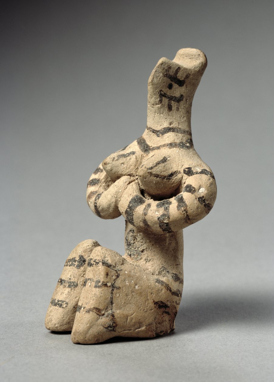 Steatopygot figur, Tell Halaf, 6.-5. årtusinde f.Kr. (terracotta) af Neolithic