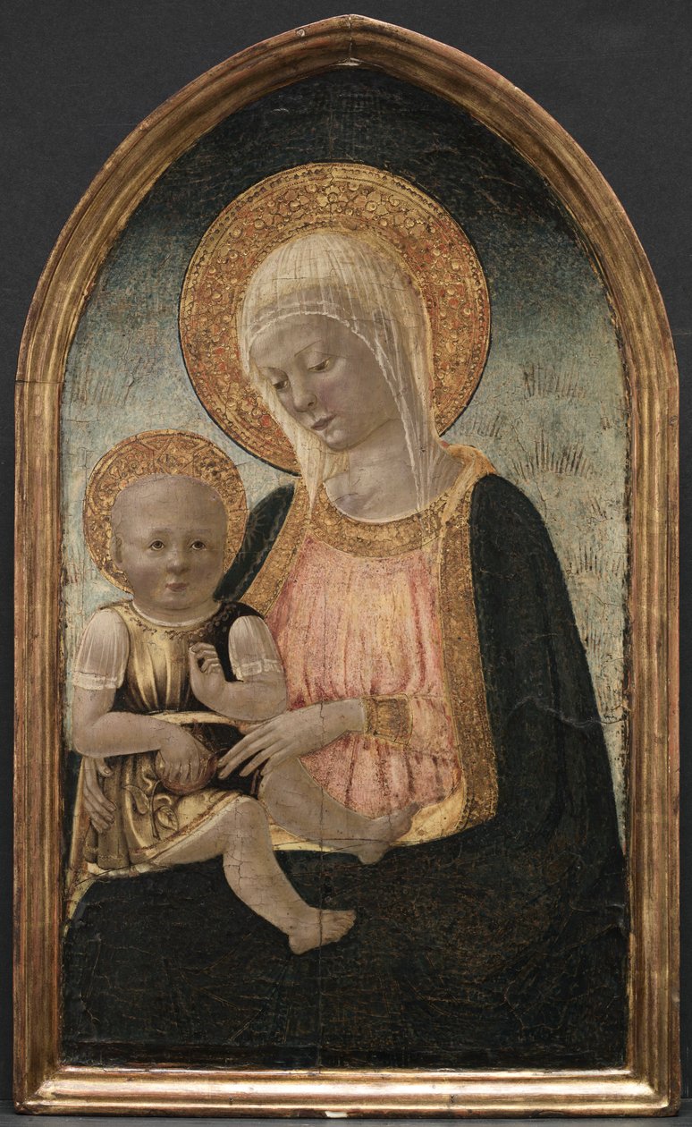 Jomfru og barn, ca. 1460. af Neri de Bicci