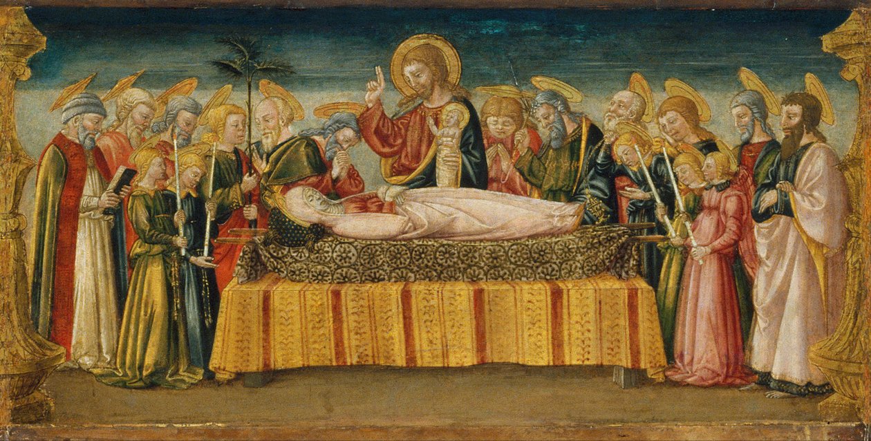 Jomfruens Dormition af Neri di Bicci