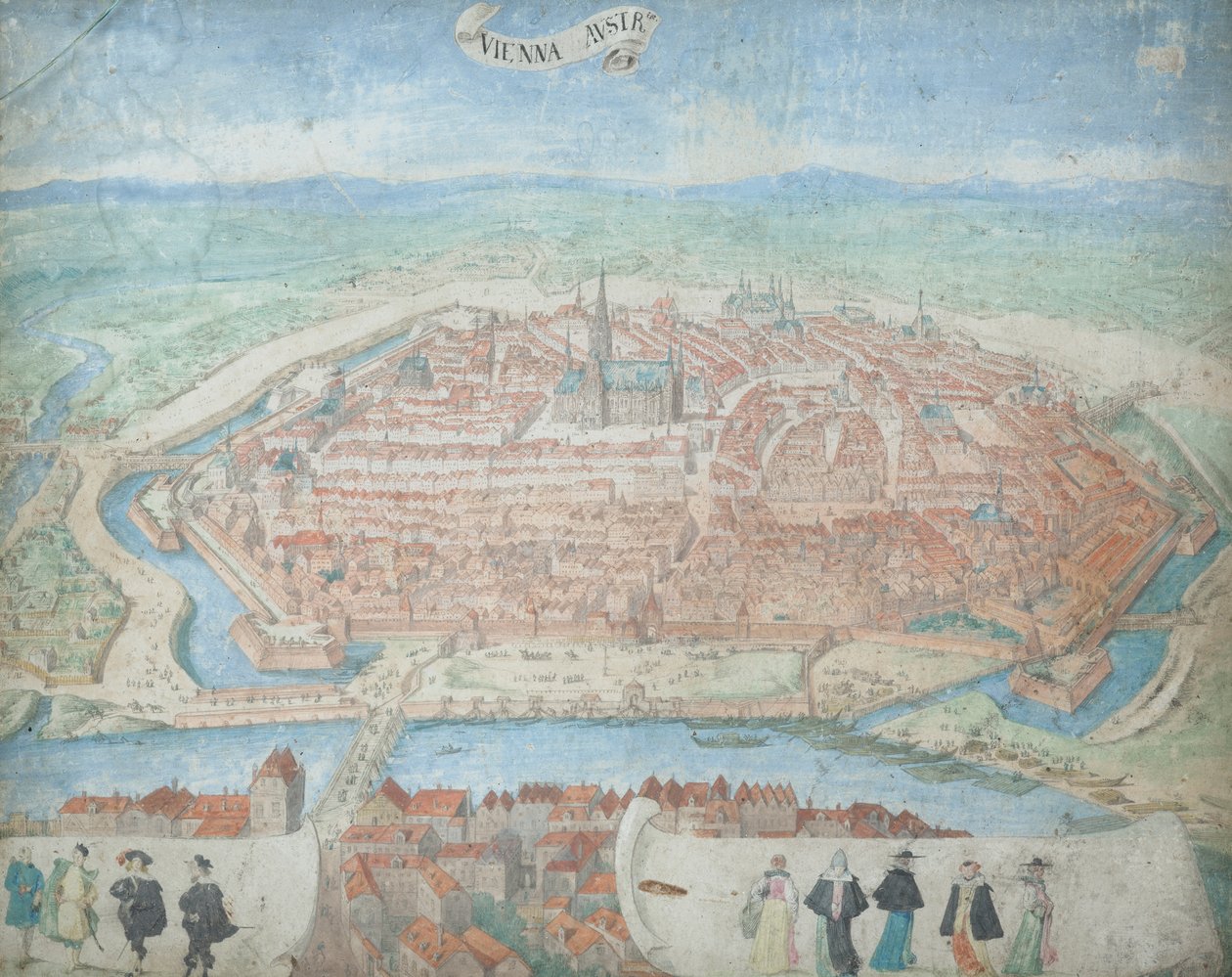 Wien i fugleperspektiv af Leopold Blonder