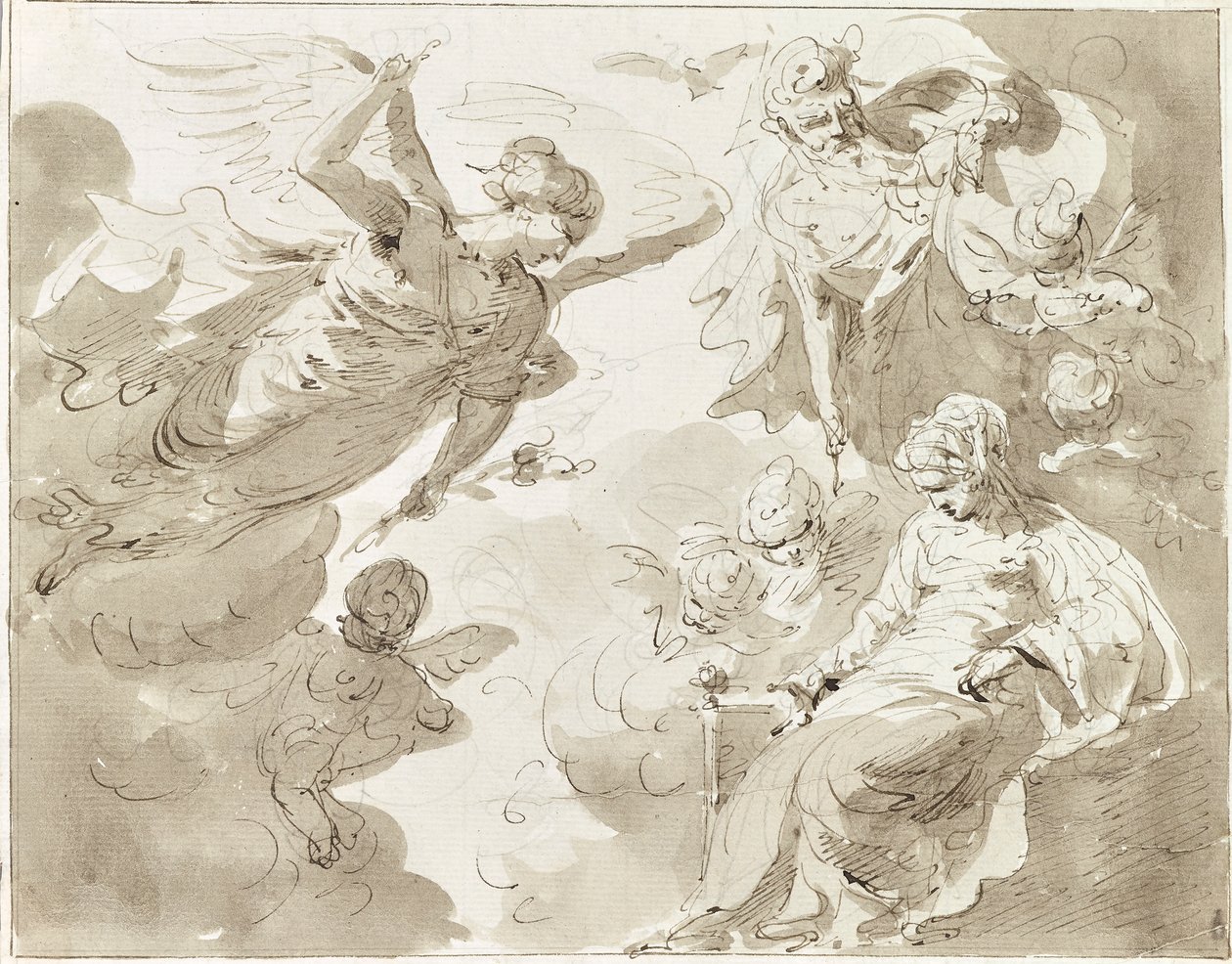 Bibelsk scene af Leopold Blonder
