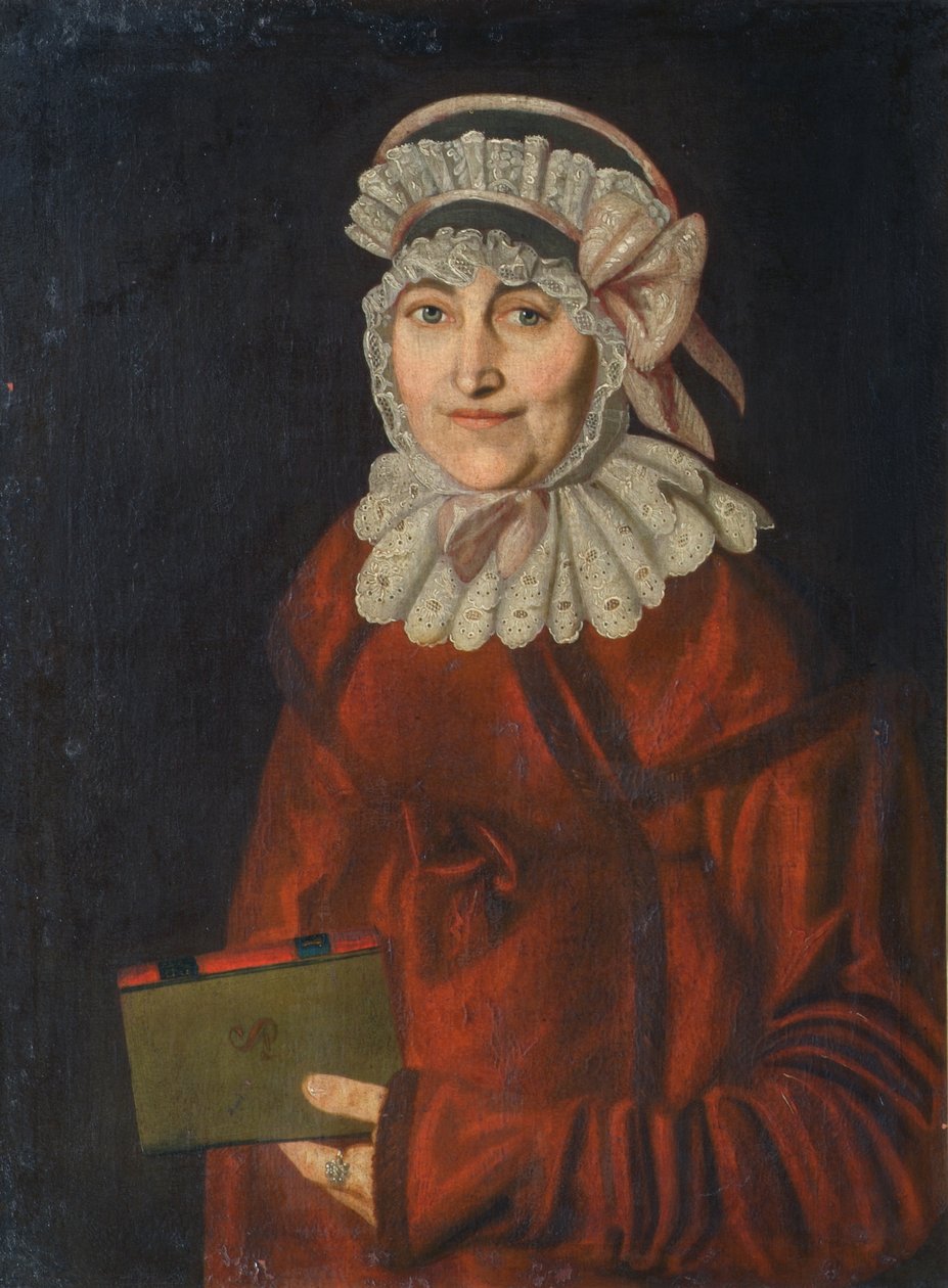 portræt af en dame af Leopold Blonder