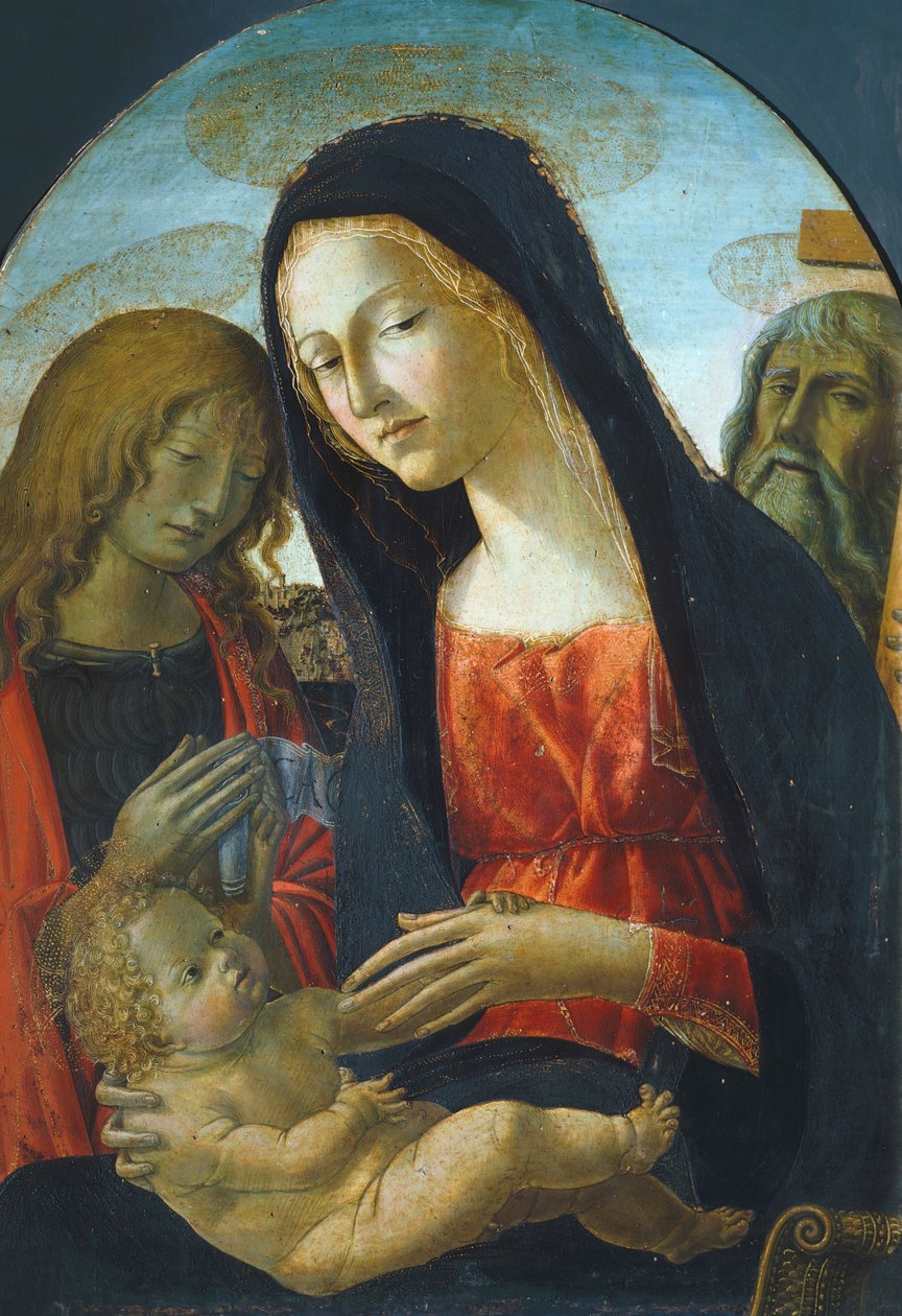 Madonna med barn, af Neroccio de
