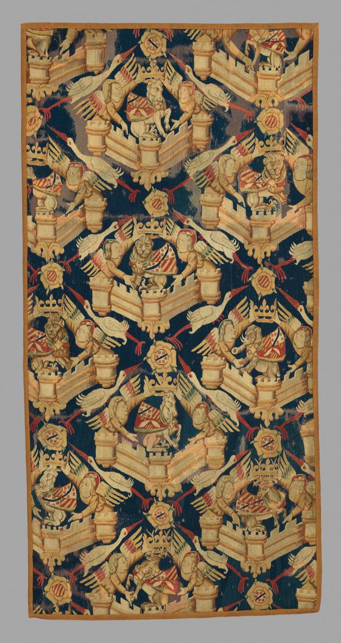 Heraldisk komposition, sydhollandsk, ca. 1350-75 af Netherlandish School