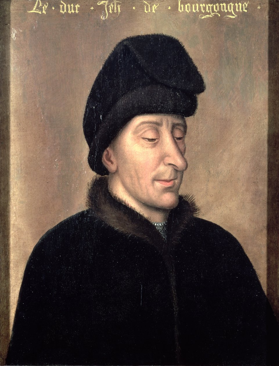 Johannes den frygtløse, hertug af Bourgogne (1371-1419) (panel) af Netherlandish School