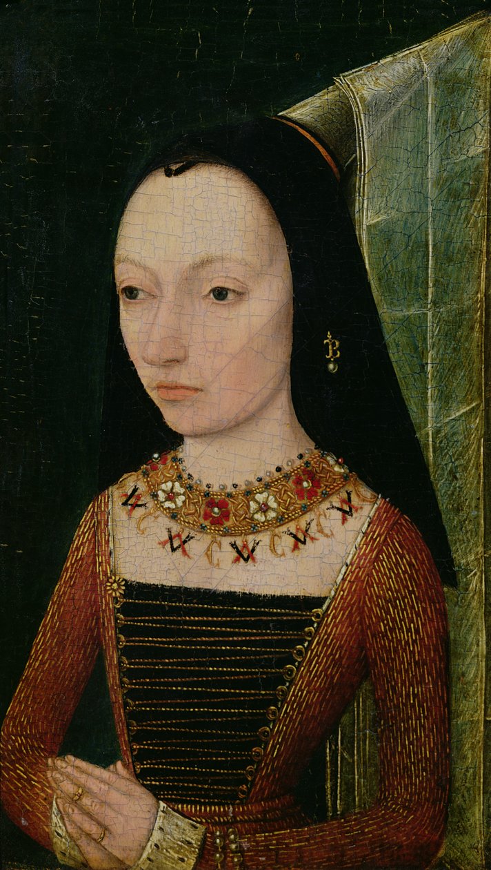 Margaret af York (1446-1503) hertuginde af Bourgogne, ca.1477 af Netherlandish School