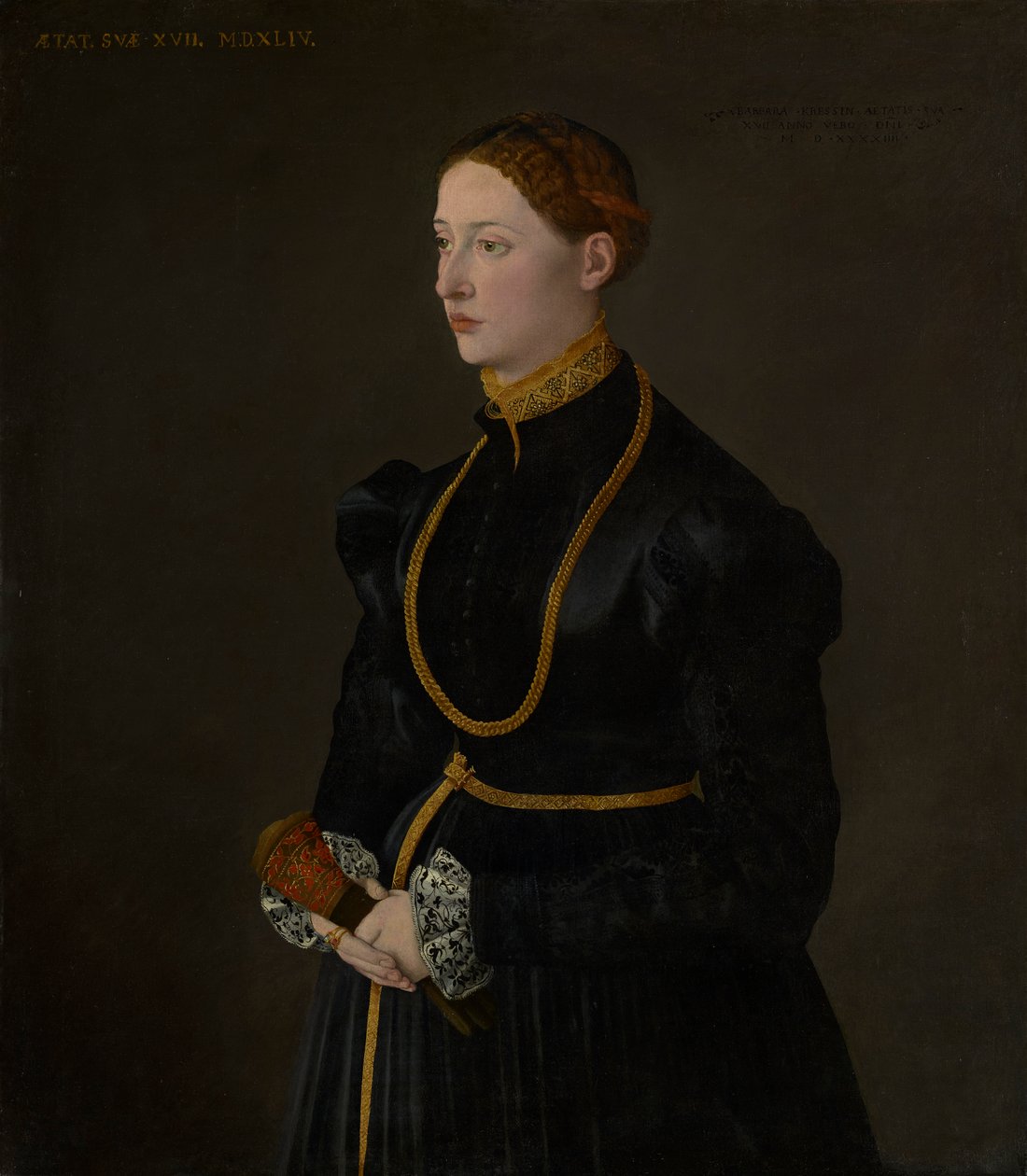 Portræt af Barbara Kressin, 1544 af Netherlandish School