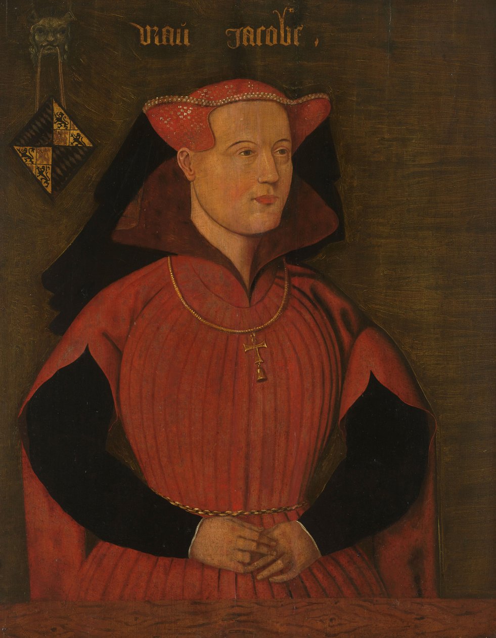 Portræt af Jacoba af Bayern, grevinde af Holland og Zeeland, ca. 1480 af Netherlandish School