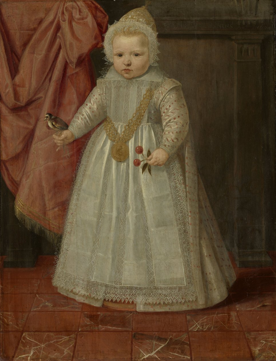 Portræt af en dreng, muligvis Louis af Nassau, 1604 af Netherlandish School