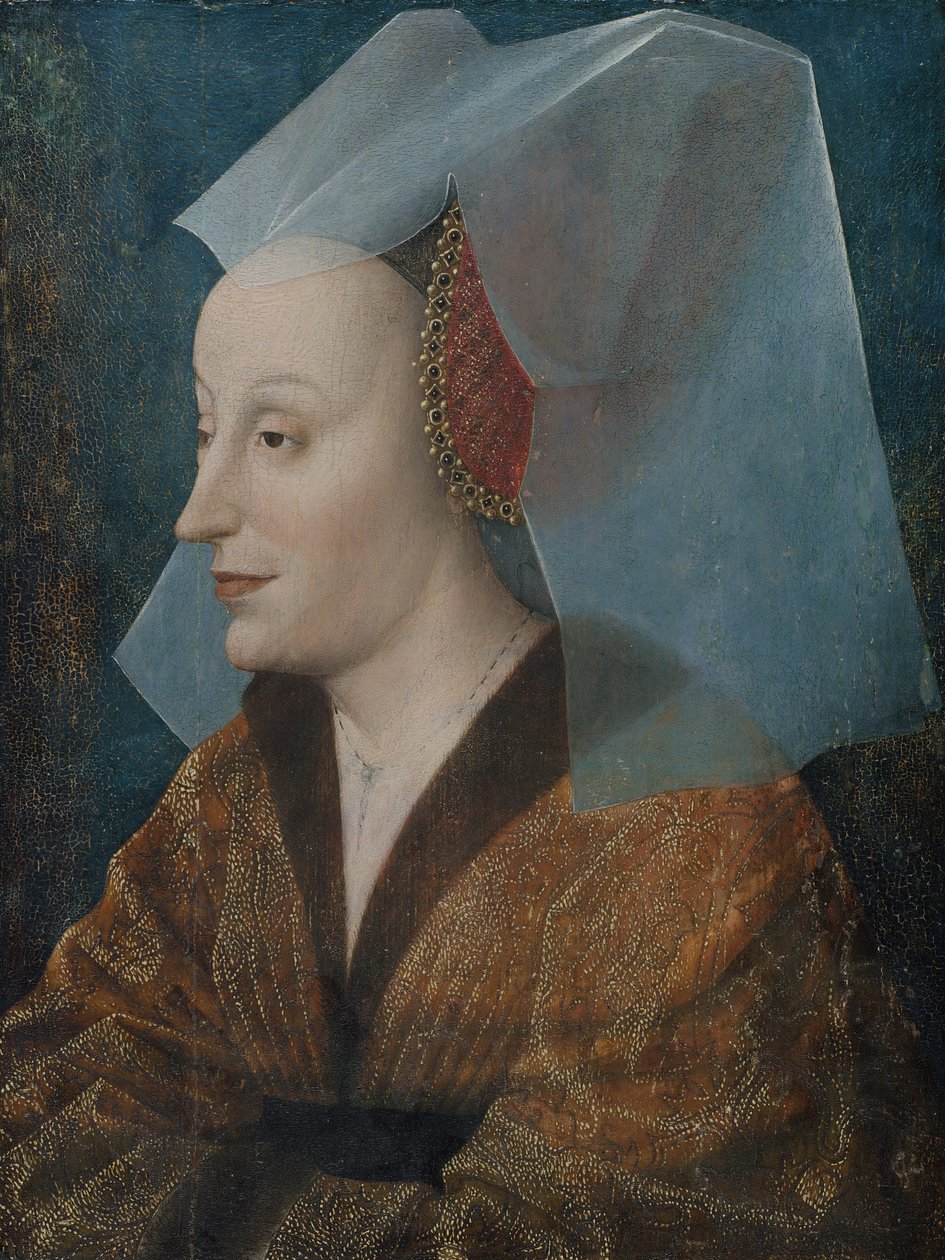 Portræt af en adelskvinde, ca. 1450 af Netherlandish School