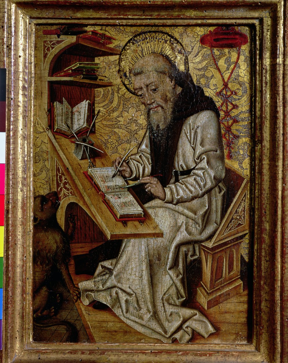 Sankt Hieronymus oversætter Bibelen af Netherlandish School