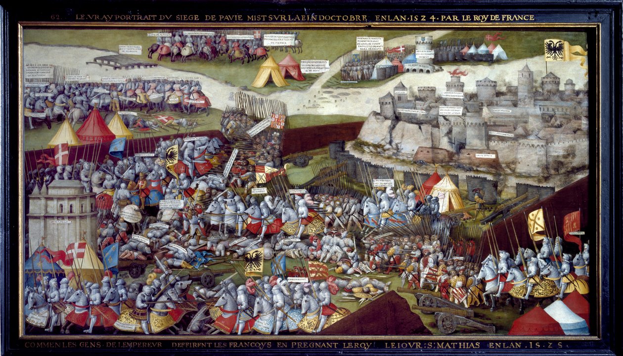 Belejringen og slaget ved Pavia, 1525 - 1528 af Netherlandish School