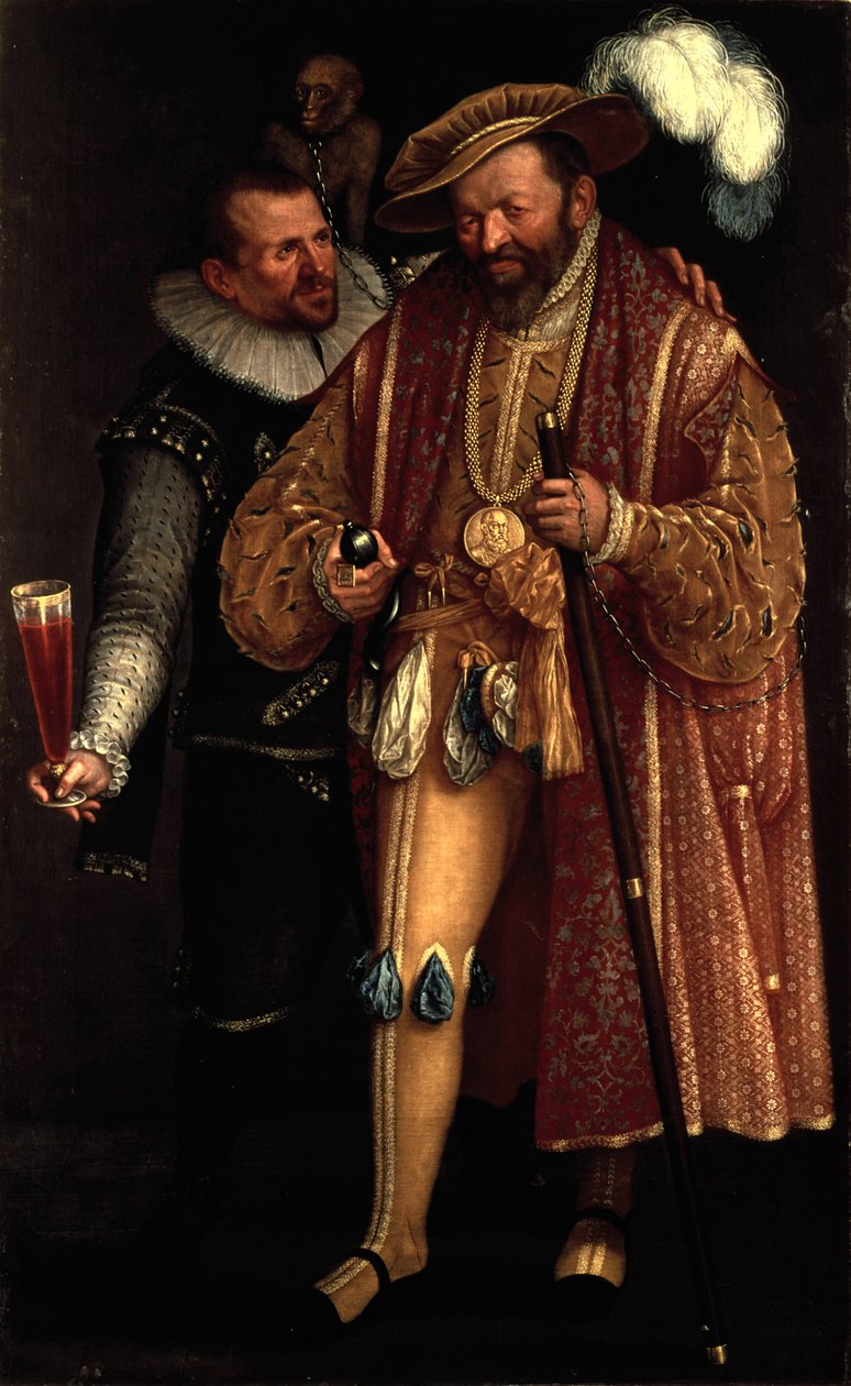 To fjolser, ca.1600 af Netherlandish School