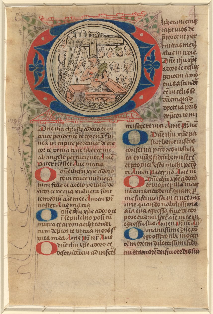 Kristus som sorgens mand af Netherlandish 15th Century