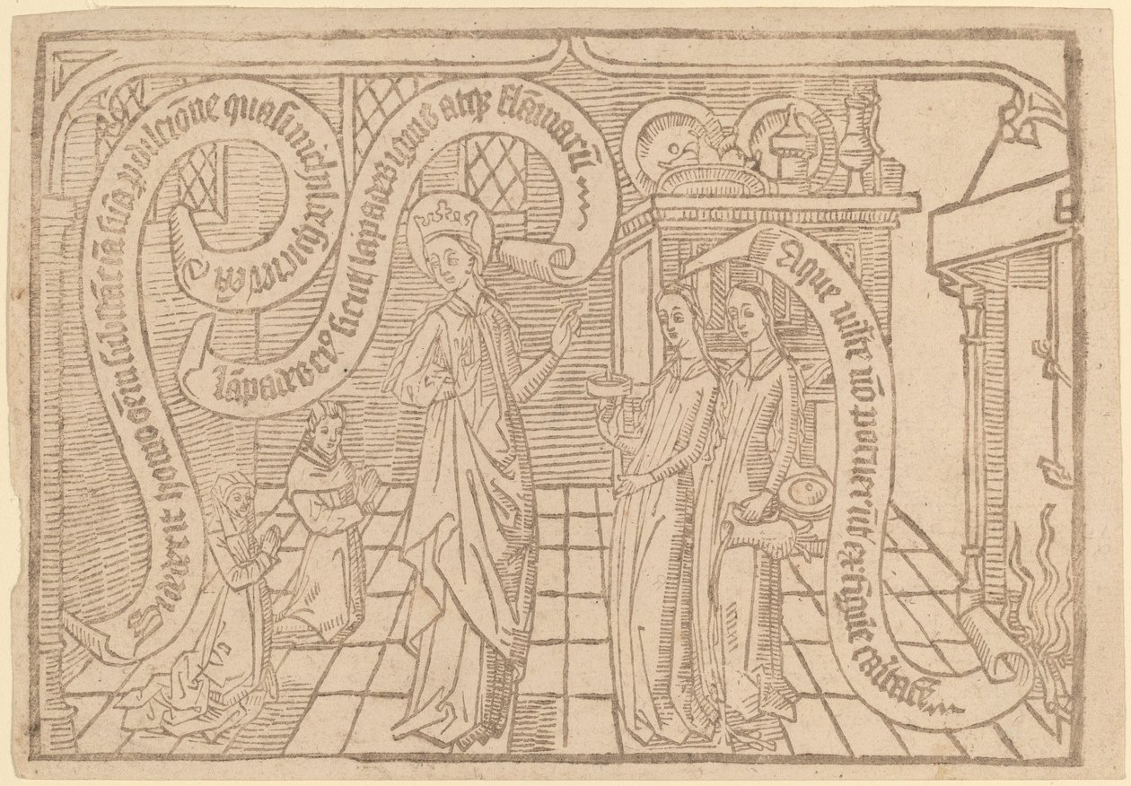 Side fra "Sange af sange": 2. udgave af Netherlandish 15th Century