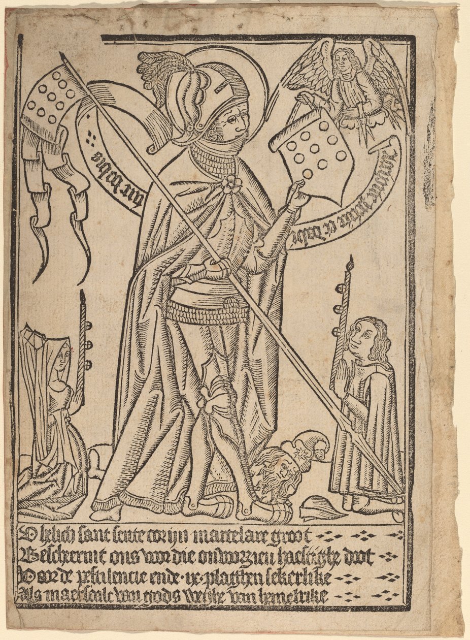 Sankt Georg (?) af Netherlandish 15th Century