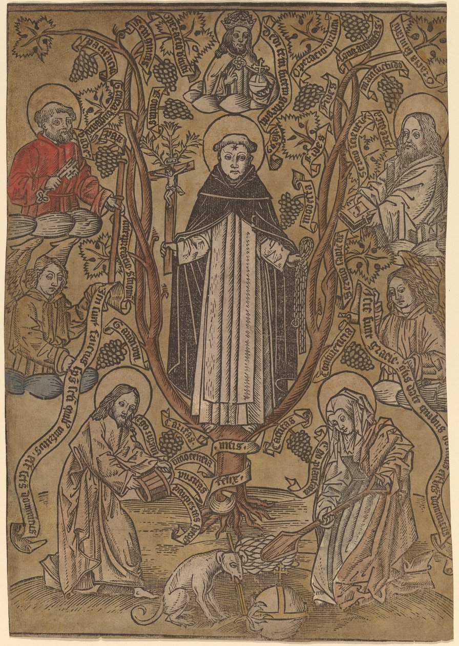 Dominikanernes genealogiske træ af Netherlandish 15th Century