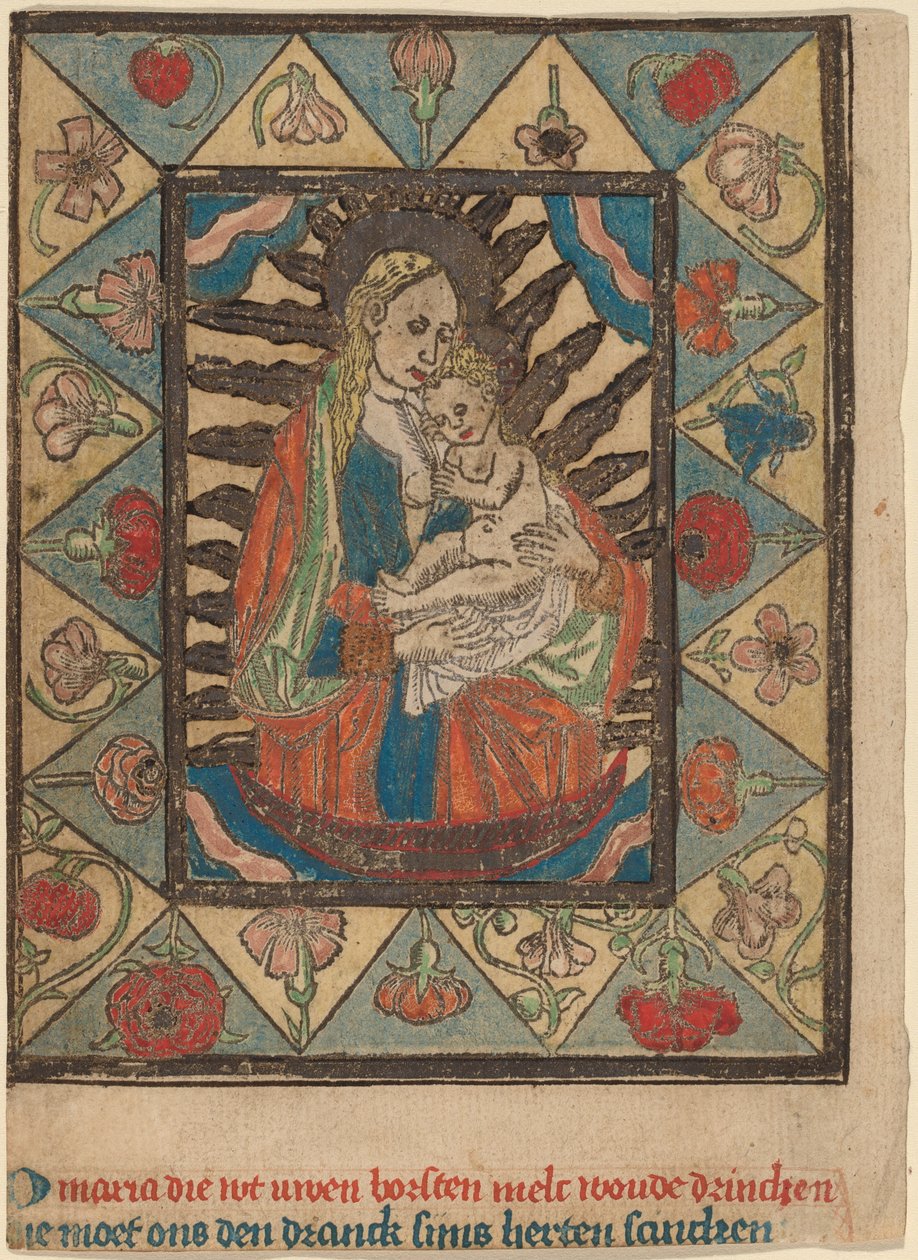 Madonnaen og barnet af Netherlandish 15th Century