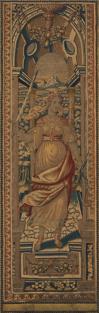 De fire kardinaldyder: Retfærdighed af Netherlandish 16th Century