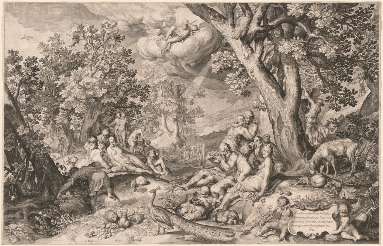 Guldalderen af Netherlandish 17th Century after Nicolaes de Bruyn after Abraham Bloemaert