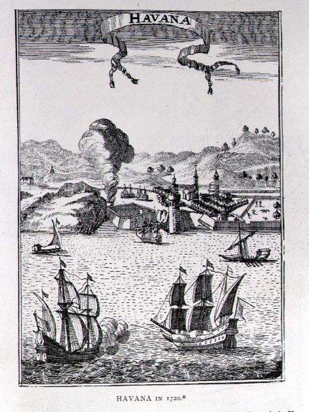 Havana, fra Gages Voyages, Amsterdam, 1720 af Netherlandish School
