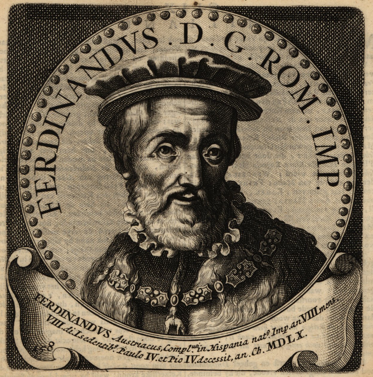 Den hellige romerske kejser Ferdinand I. af Netherlandish School