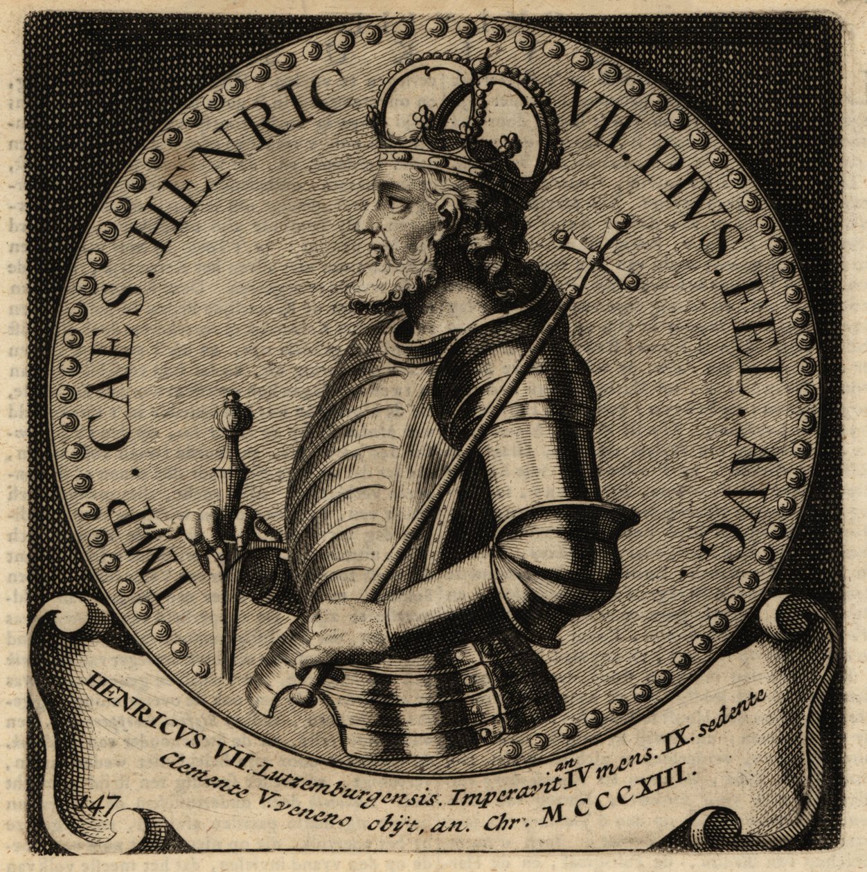 Den hellige romerske kejser Henrik VII. af Netherlandish School