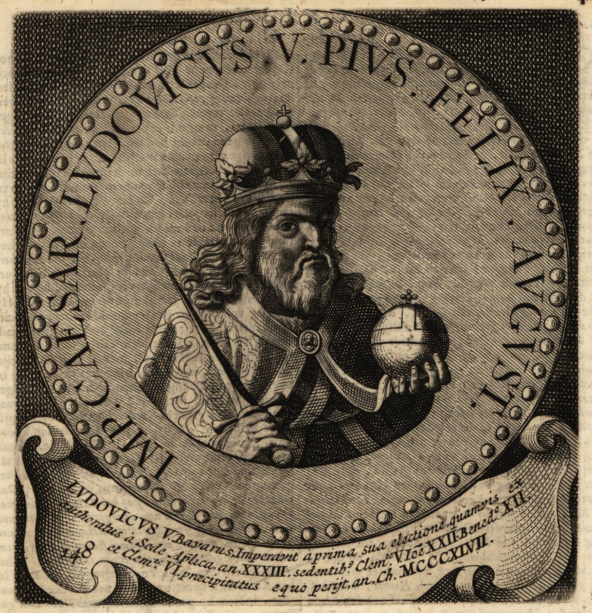 Den hellige romerske kejser Ludvig IV. af Netherlandish School